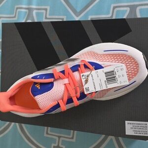 Adidas Mens  Sneakers - Orange, White, and Blue